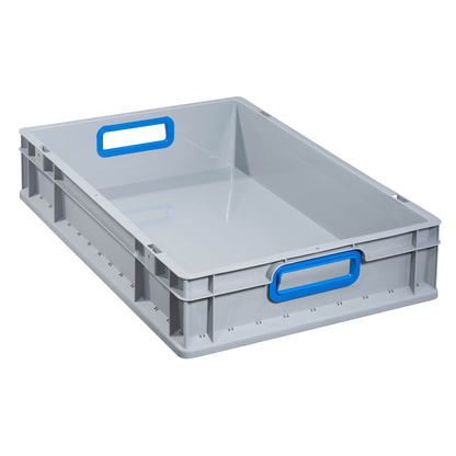 Artikelbild 2 für Allit ProfiPlus Eurobox grau, blau 40,0 x 60,0 x 12,0 cm, 1 St., Artikelnummer 837430