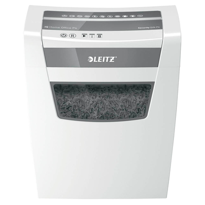 Artikelbild 6 für LEITZ IQ Home Office Aktenvernichter mit Partikelschnitt P-4, 4 x 28 mm, bis 10 Blatt, weiß, Artikelnummer 638039