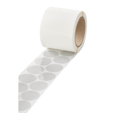 Artikelbild 1 für VELOFLEX Folien-Verschlussetiketten transparent 30,0 x 30,0 mm, 1.000 St., Artikelnummer 847182