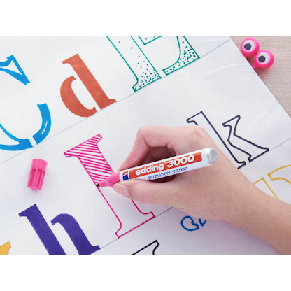 Artikelbild 20 für edding 3000 Permanentmarker rot 1,5 - 3,0 mm, 10 St., Artikelnummer 316513