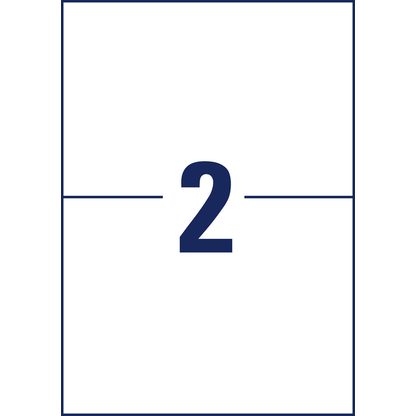 Artikelbild 2 für AVERY Zweckform Versandetiketten weiß 21,0 x 14,8 cm, 300 Blatt, Artikelnummer 715148