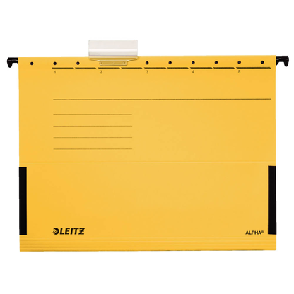 Artikelbild 3 für LEITZ Hängetaschen ALPHA® 1986 gelb, 5 St., Artikelnummer 322300