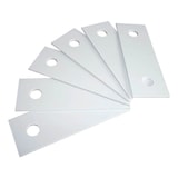 Artikelbild 1 für SZ Metall Regal-Verbindungselemente weiß 9,0 x 6,0 x 0,5 cm, Artikelnummer 369983