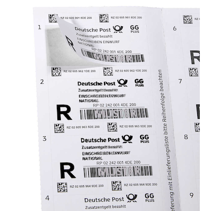 Artikelbild 4 für Deutsche Post 2,35 € Einschreibenmarken 