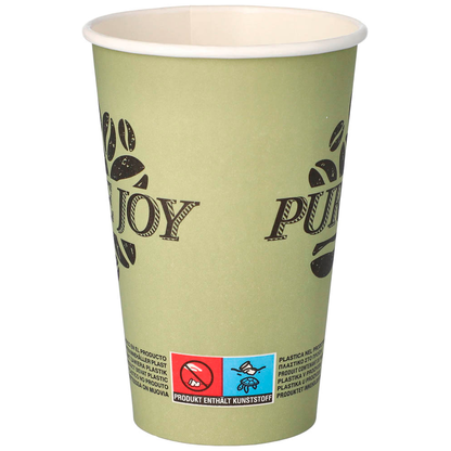 Artikelbild 2 für PAPSTAR Einweg-Kaffeebecher PURE JOY grün 0,3 l, 50 St., Artikelnummer 307780