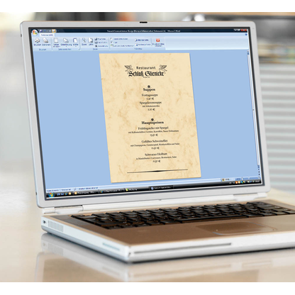 Artikelbild 2 für SIGEL Briefpapier Marmor beige DIN A4 90 g/qm 100 Blatt, Artikelnummer 366070