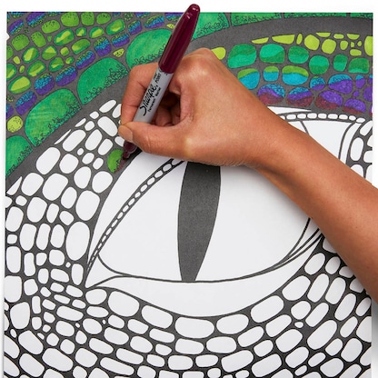 Artikelbild 6 für Sharpie Permanentmarker schwarz 0,9 mm, 2 St., Artikelnummer 427064