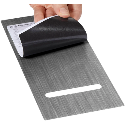 Artikelbild 5 für Tischkalender Edelstahl 2026/2027 silber matt, 1 St., Artikelnummer 547937