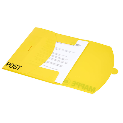 Artikelbild 8 für PAGNA Sammelmappe Postmappe Wallet DIN A4 gelb, 1 St., Artikelnummer 609358
