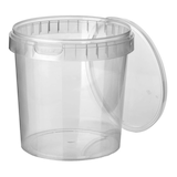 Artikelbild 1 für STARPAK Feinkostbecher transparent 0,77 l, 30 St., Artikelnummer 417016