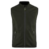Artikelbild 1 für BLAKLÄDER® unisex Softshellweste 3850 olive, schwarz Größe XL, Artikelnummer 722830