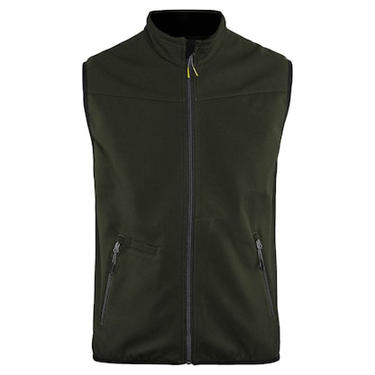 Artikelbild für BLAKLÄDER® unisex Softshellweste 3850 olive, schwarz Größe L, Artikelnummer 722963