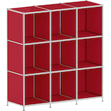 Artikelbild 1 für viasit Sideboard System4, 537764 rubinrot 115,4 x 40,4 x 118,2 cm, 1 St., Artikelnummer 501571