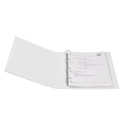 Artikelbild 4 für VELOFLEX Basic Ringbuch 4-Ringe weiß 4,0 cm DIN A4, 1 St., Artikelnummer 408647