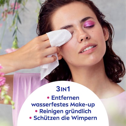 Artikelbild 3 für NIVEA feuchte Reinigungstücher MIZELLEN 3in1 1-lagig weiß, 25 Tücher, Artikelnummer 577969