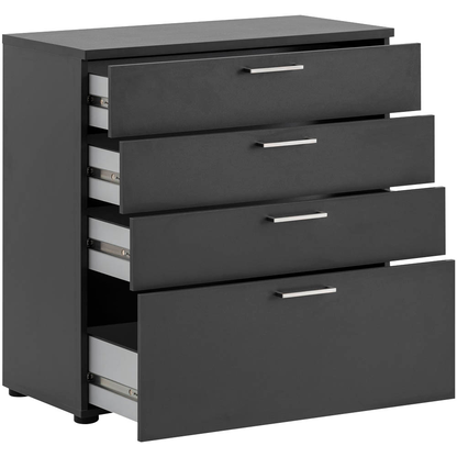 Artikelbild 5 für MÖBELPARTNER 1500 Schubladenschrank anthrazit 4 Schubladen 80,2 x 41,0 x 84,2 cm, 1 St., Artikelnummer 184091