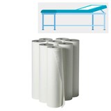 Artikelbild 1 für FRIPA Ärztekrepp classic-line 1-lagig weiß 50,0 cm x 50,0 m, 9 Rollen, Artikelnummer 444446