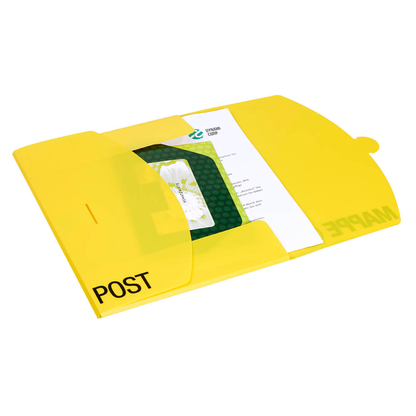 Artikelbild 9 für PAGNA Sammelmappe Postmappe Wallet DIN A4 gelb, 1 St., Artikelnummer 609358