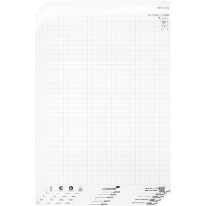 Artikelbild 2 für AKTION: Legamaster Flipchart-Papier SKETCH ECO kariert 65,0 x 98,0 cm, 20 Blatt, 5 Blöcke + GRATIS 2x edding 31 EcoLine Flipchartmarker, Artikelnummer 475729