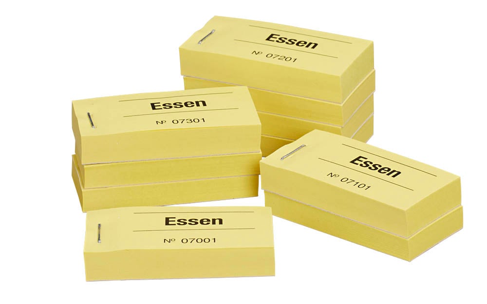PARTY DISCOUNT Röllchenlose Treffer – Bunt, Nummern 701-750, Für Tombola & Gewinnspiele