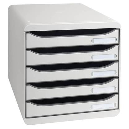 Artikelbild für Exacompta Schubladenbox BIG-BOX PLUS lichtgrau 309740D, DIN A4 mit 5 Schubladen, 1 St., Artikelnummer 667283
