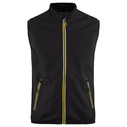 Artikelbild für BLAKLÄDER® unisex Softshellweste 3850 schwarz, gelb Größe M, Artikelnummer 723361