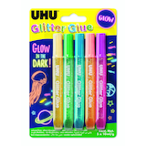 Artikelbild 1 für UHU Glow in the dark Klebestifte 10,0 ml, 5 St., Artikelnummer 203394