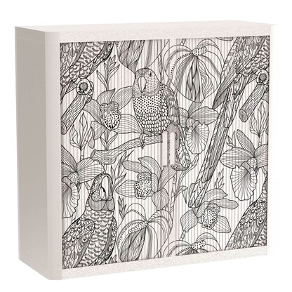 Artikelbild für PAPERFLOW easyOffice Tropical Rollladenschrank 62464 2 Fachböden 110,0 x 41,5 x 104,0 cm, Artikelnummer 210654