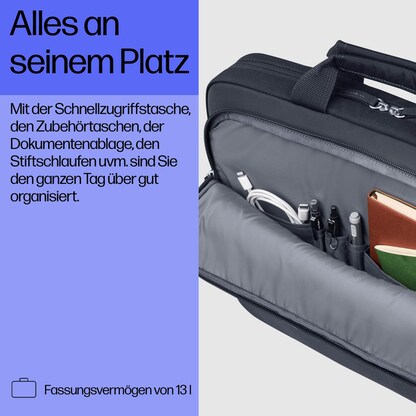 Artikelbild 10 für HP Laptoptasche Everyday Kunststoff grau A08KKAA bis 40,6 cm (16 Zoll), Artikelnummer 505889