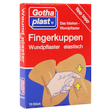 Artikelbild 1 für Gothaplast Fingerkuppenpflaster 433438 beige 10,5 x 1,5 cm, 10 St., Artikelnummer 192981