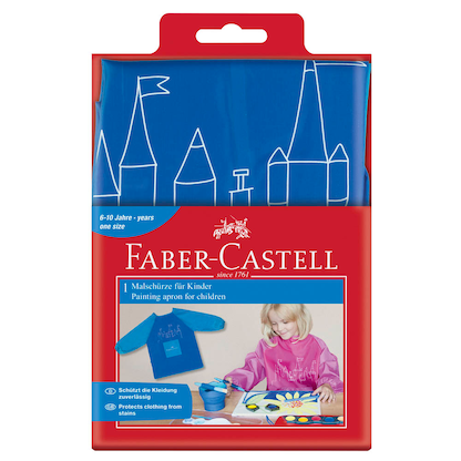 Artikelbild 2 für FABER-CASTELL unisex Kinder Malschürze blau Einheitsgröße 1 St., Artikelnummer 255815