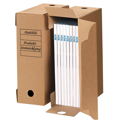 Artikelbild für Top-Print Archivboxen braun 33,5 x 11,4 x 25,3 cm, 10 St., Artikelnummer 443341