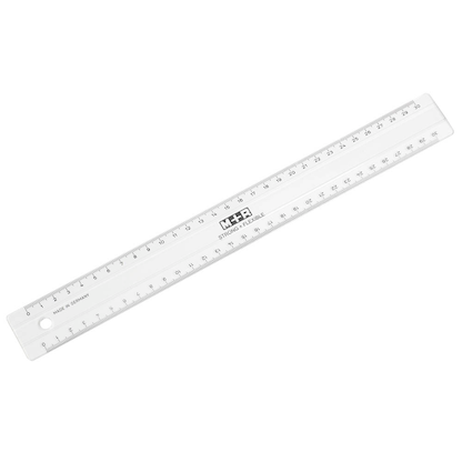 Artikelbild 2 für M + R Lineal STRONG + FLEXIBLE 30,0 cm, glasklar, Artikelnummer 205662