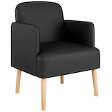 Artikelbild 1 für meet powered by PAPERFLOW Besuchersessel Brooks FTBROSC.23.01 schwarz Kunstleder, 1 St., Artikelnummer 687634