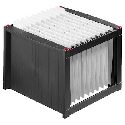 Artikelbild für helit Hängeregistraturkorb ohne Mappen schwarz, Artikelnummer 334334