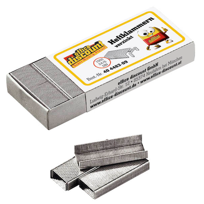 Artikelbild 2 für office discount Heftklammern 24/6, 10.000 St., Artikelnummer 404483