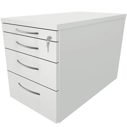 Artikelbild für fm fastline Rollcontainer lichtgrau 4 Auszüge 43,6 x 80,0 x 52,0 cm, Artikelnummer 160343