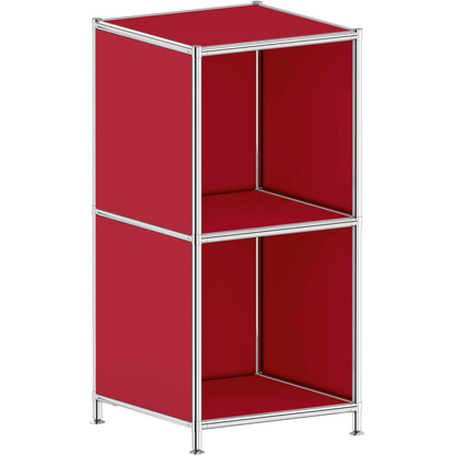 Artikelbild für viasit Aktenregal System4 rubinrot 40,4 x 40,4 x 80,7 cm, 1 St., Artikelnummer 501637