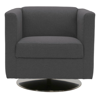 Artikelbild für DOMO Collection Sessel BOB grau silber Stoff 72,0 cm 75,0 cm, 1 St., Artikelnummer 764714