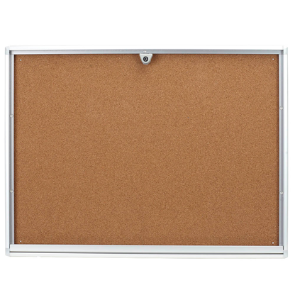 Artikelbild 2 für Showdown® Displays Schaukasten Economy XS Kork silber 4x DIN A4 49,1 x 2,6 x 65,5 cm, 1 St., Artikelnummer 361915