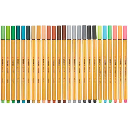 Artikelbild 3 für STABILO point 88 Fineliner farbsortiert 0,4 mm, 50 St., Artikelnummer 446240