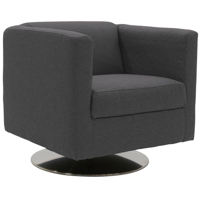 Artikelbild 2 für DOMO Collection Sessel BOB grau silber Stoff 72,0 cm 75,0 cm, 1 St., Artikelnummer 764714