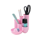 Artikelbild 1 für HAN Schreibtisch-Organizer CAMPUS pastellrosa Polystyrol 6 Fächer 13,1 x 15,4 x 13,7 cm, Artikelnummer 372658