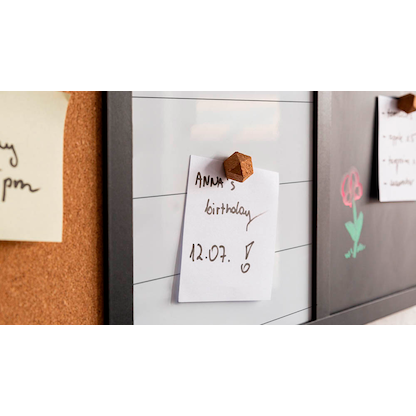 Artikelbild 5 für ALLboards Polyeder Magnet braun, Kork 1,5 x 1,5 cm, 6 St., Artikelnummer 503456