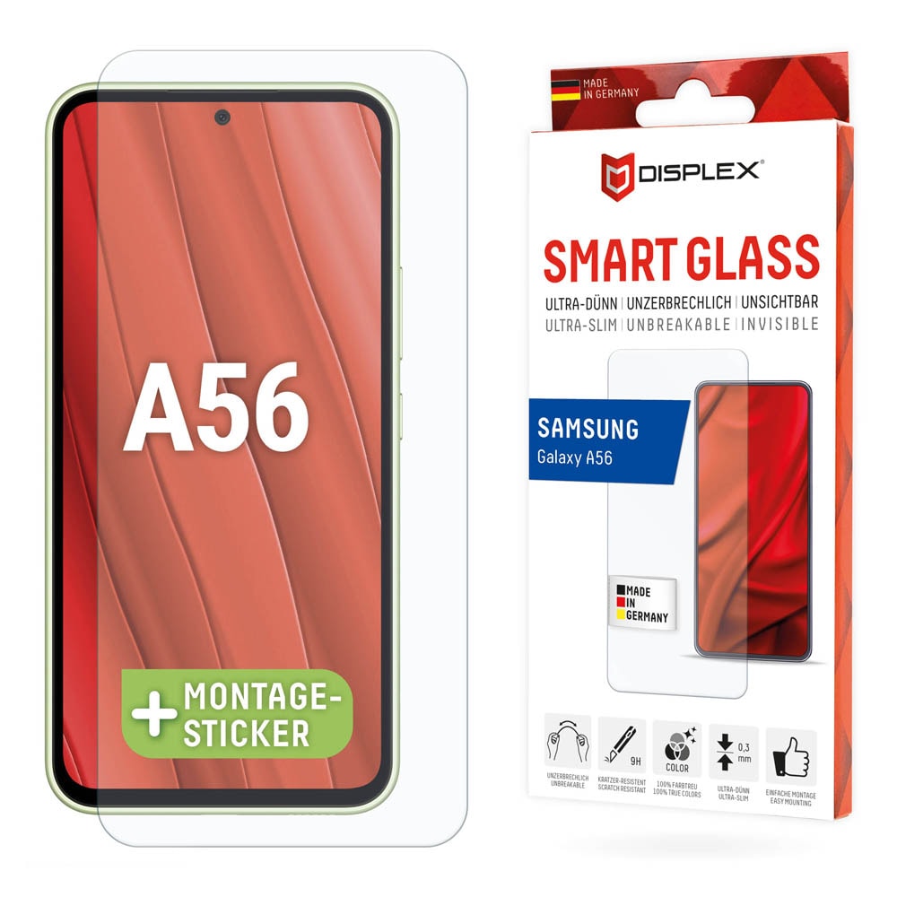 DISPLEX® Smart Glass Display-Schutzglas für Samsung Galaxy A56 | office ...