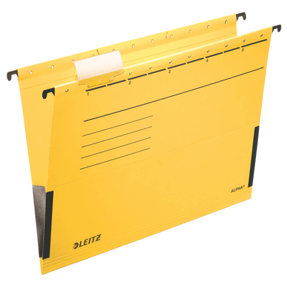 Artikelbild für LEITZ Hängetaschen ALPHA® 1986 gelb, 5 St., Artikelnummer 322300