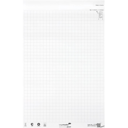 Artikelbild 3 für AKTION: Legamaster Flipchart-Papier SKETCH ECO kariert 65,0 x 98,0 cm, 20 Blatt, 5 Blöcke + GRATIS 2x edding 31 EcoLine Flipchartmarker, Artikelnummer 475729