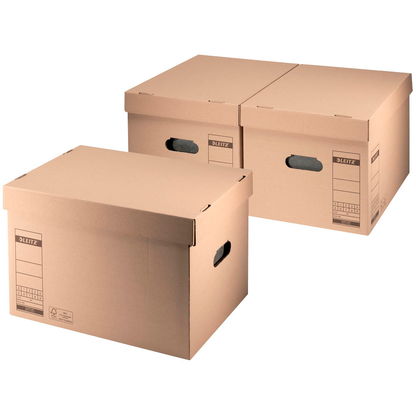 Artikelbild 6 für LEITZ Archivboxen 6081 braun 32,5 x 44,0 x 28,0 cm, 10 St., Artikelnummer 665950