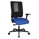 Artikelbild 1 für Topstar Bürostuhl Sitness Open X (N) Deluxe, OX300TW2 T260 Stoff blau, Gestell schwarz, Artikelnummer 689378