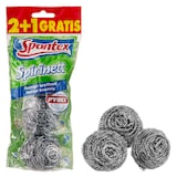 Artikelbild 1 für Spontex Spirinett Edelstahl-Topfreiniger, 3 St., Artikelnummer 484004